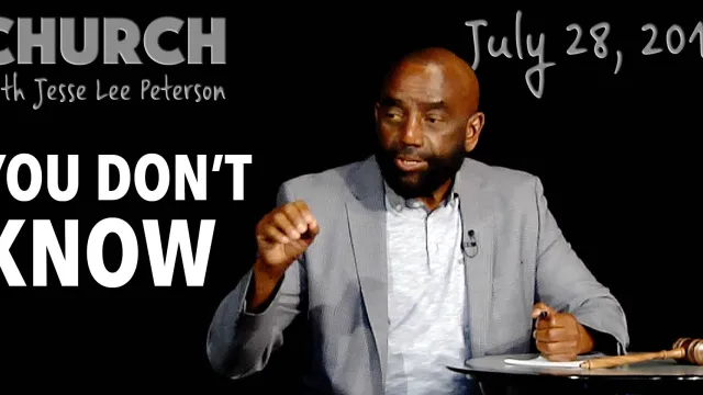 You Don't Know Right from Wrong (Church, July 28, 2019)