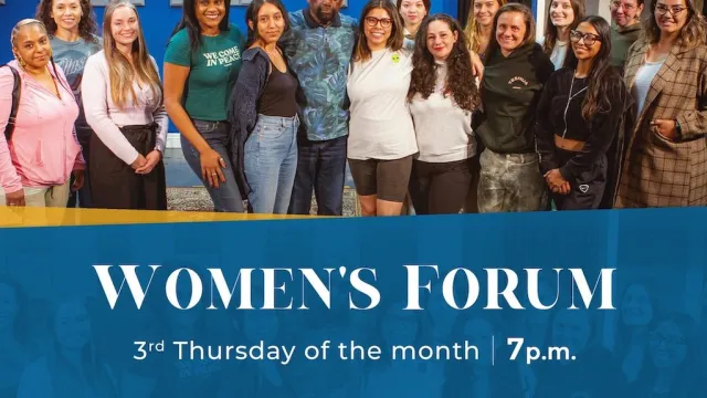 Women's Forum 7 PM, 3rd Thursday