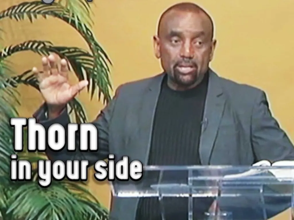 What is the thorn in your side? Aug 18, 2013: BOND Archive Sunday Service