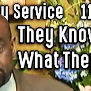 They Know Not What They Do (Sunday Service 11/8/09)