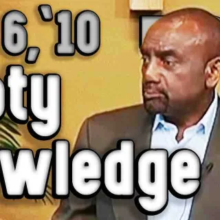 BOND Sunday Service: Empty Knowledge (June 6, 2010)