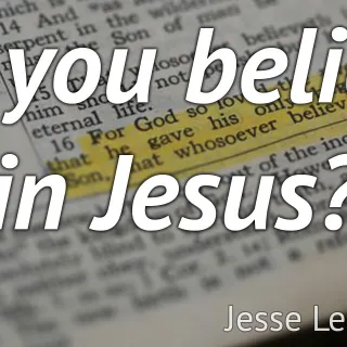 Jesse Lee Peterson Biblical Question: Do You Believe in Jesus?